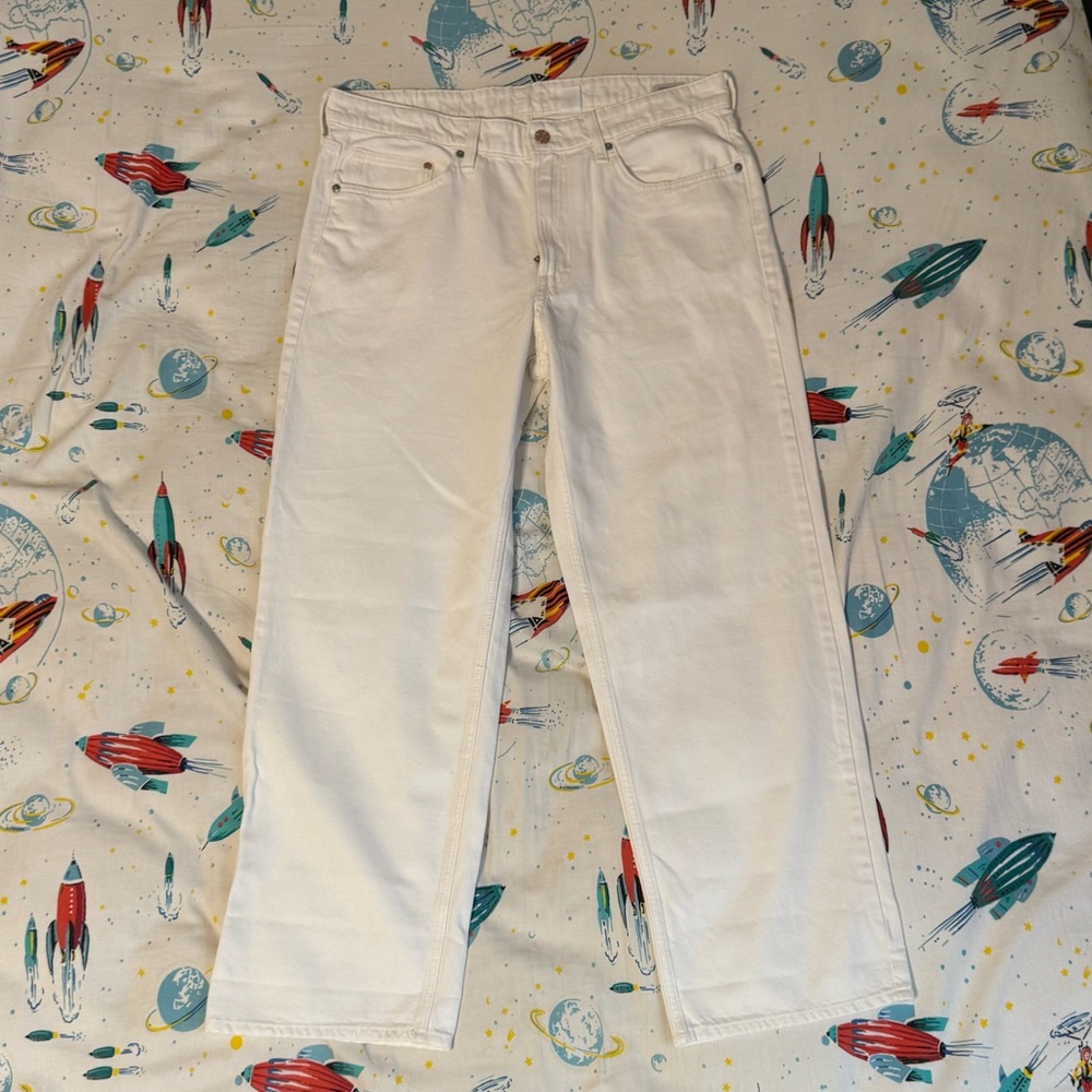 H&M White Denim Jeans